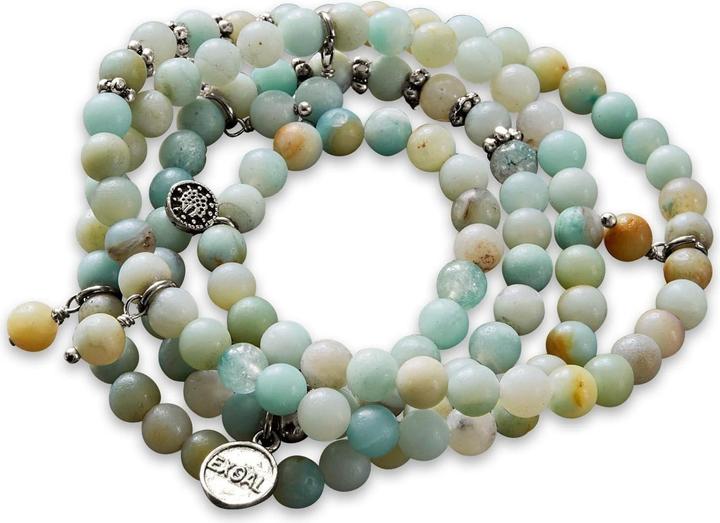 Produktbild Loberon Armkette Zeyna mint/silber (Messing, Amazonit-Stein)