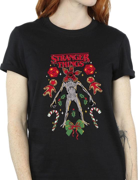Produktbild Netflix Stranger Things Christmas Demogorgon TShirt (3XL)