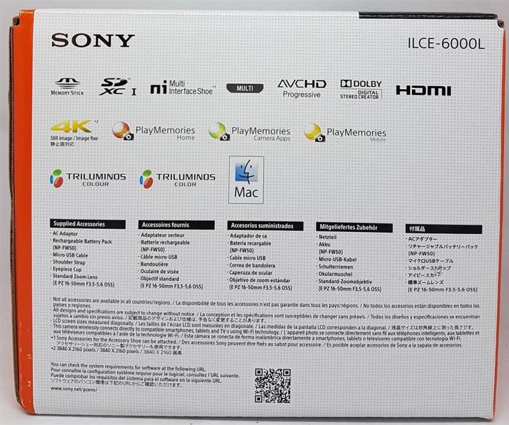 Produktbild Sony Alpha 6000 (16 - 50 mm, 24 Mpx, APS-C / DX)