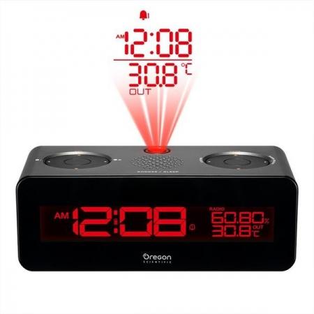 Actual product image Oregon Scientific Radio clock radio with projection clock RRA320PNX