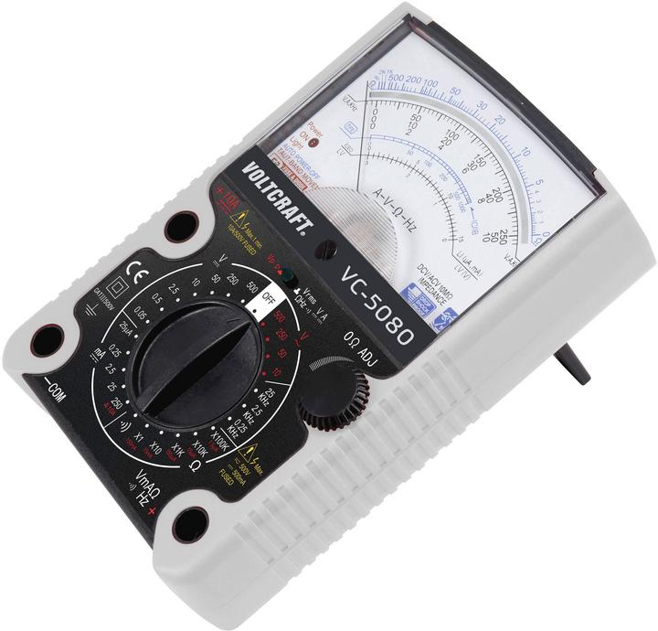 Actual product image Voltcraft Hand Multimeter analog VC-5080 (CAT III 500V)