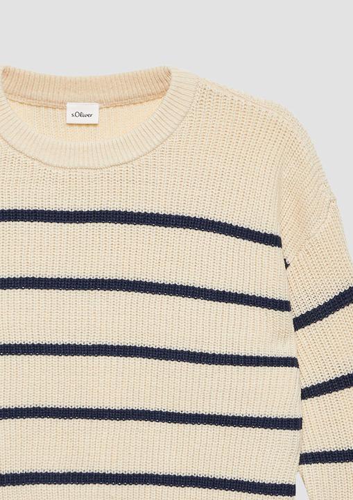 Produktbild s.Oliver Strickpullover Verkürzter Pullover im Boxy-Schnitt (170, 176)