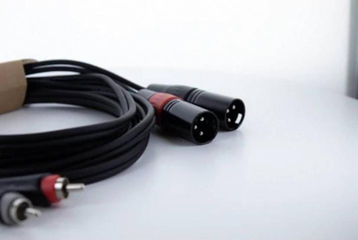Produktbild Cordial EU 1 MC XLR Verbindungskabel (2x XLR-Stecker 3 polig - 2x Cinch-Stecker) (1 m, Cinch Kabel)