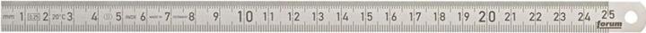 Produktbild Forum Professional Solutions Biegsamer Stahlmassstab, rostfrei, 250 x 13 mm (25 cm, Stahl)