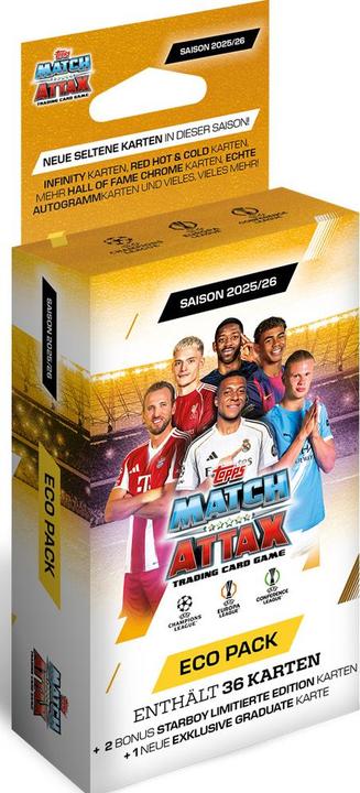 Image du produit Topps Match Attax 25/26 Eco Pack (Allemand, Pack de boosters)