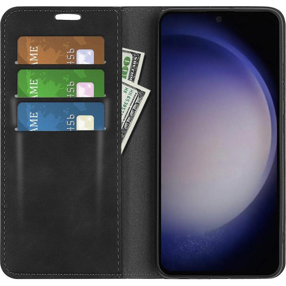 Thumbnail - Cover-Discount Stand Flip Case Hülle schwarz (Samsung Galaxy S24+), Smartphone Hülle, Schwarz