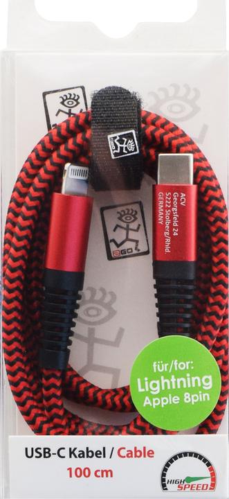 Actual product image 2GO 797197 USB Cable USB C Lightning (1 m)