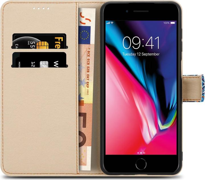Actual product image Cadorabo Book cover with print (Apple iPhone 7 Plus, Apple iPhone 7s Plus)