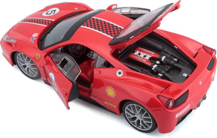 Actual product image Bburago 1:24 Model Car Ferrari 458 Ch