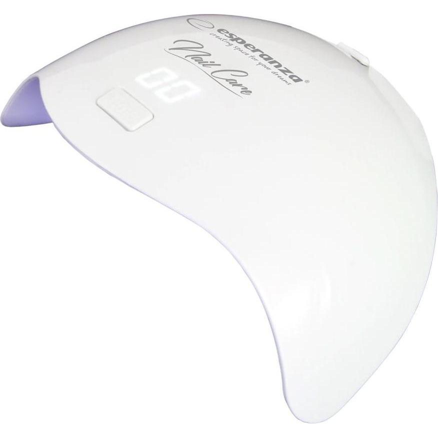 Esperanza, Nagelstyling + Kunstnägel, EBN008 Nageltrockner 40 W UV + LED (Weiss)