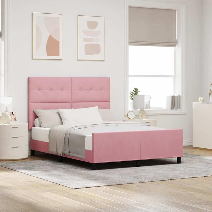 Actual product image vidaXL Modernes Bett (140 x 200 cm)
