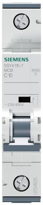 Produktbild Siemens Sicherungsautomat 1-polig 10A Typ C