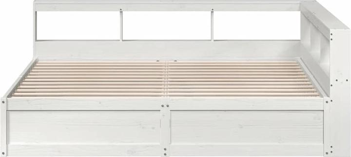 Actual product image vidaXL Bett mit Regal (200 x 200 cm)