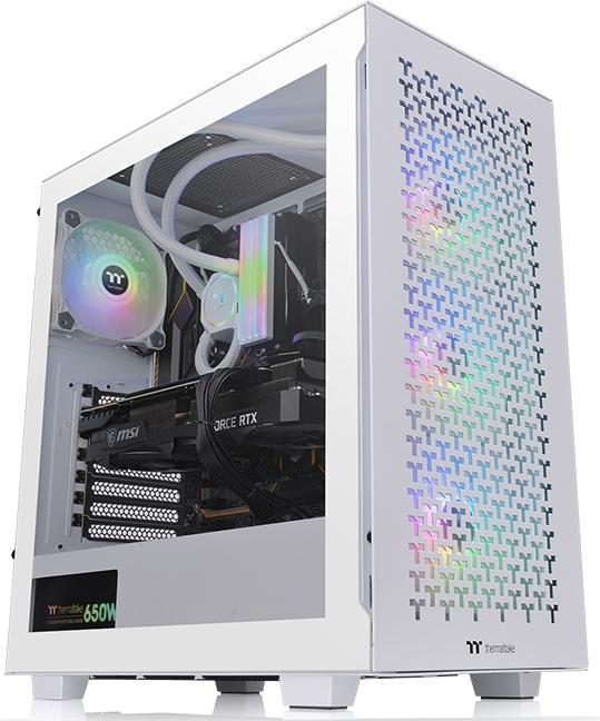 Thermaltake TOWER ATX V350 TG ARGB AIR SNOW Bianco (ATX, mATX, Mini-ITX)