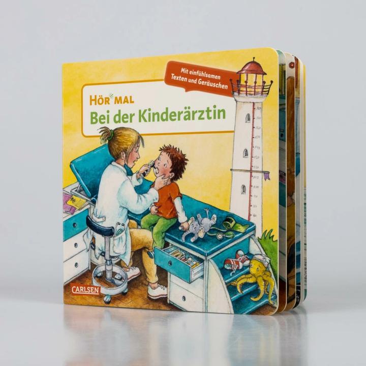 Actual product image Listen (sound book): At the paediatrician (Kyrima Trapp, German)