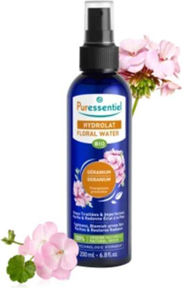Actual product image Puressentiel Geranium Hydrolate Bio Fl 200 ml (Micelle water, 200 ml)