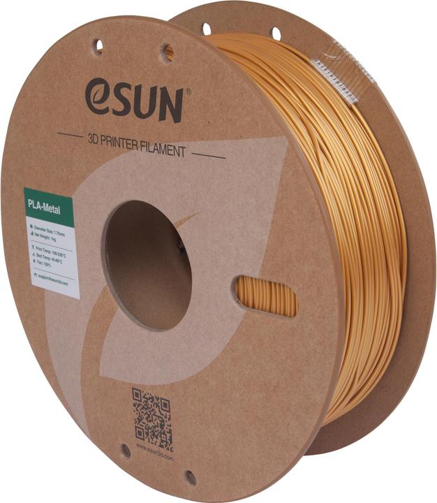 Immagine prodotto eSUN Filamento d'oro ePLA-Metal 1.75mm 1Kg (PLA+, 1.75 mm, 1000 g, Oro)