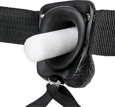 Image du produit RealRock Hollow Strap-on with Balls - 7" / 18 cm
