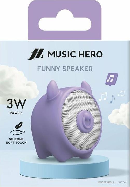 Produktbild SBS MUSIC HERO FUNNY SPEAKER Bluetooth Lautsprecher in Stier-Form (3 h)