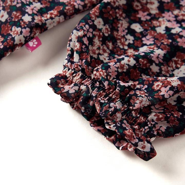 Immagine prodotto vidaXL Camicetta a maniche lunghe per bambini rosa scuro 92,Materiale: 100 (92)