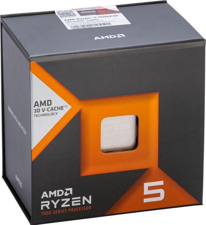 Produktbild AMD Ryzen 5 7600X3D (AM5, 4.10 GHz, 6 -Core)