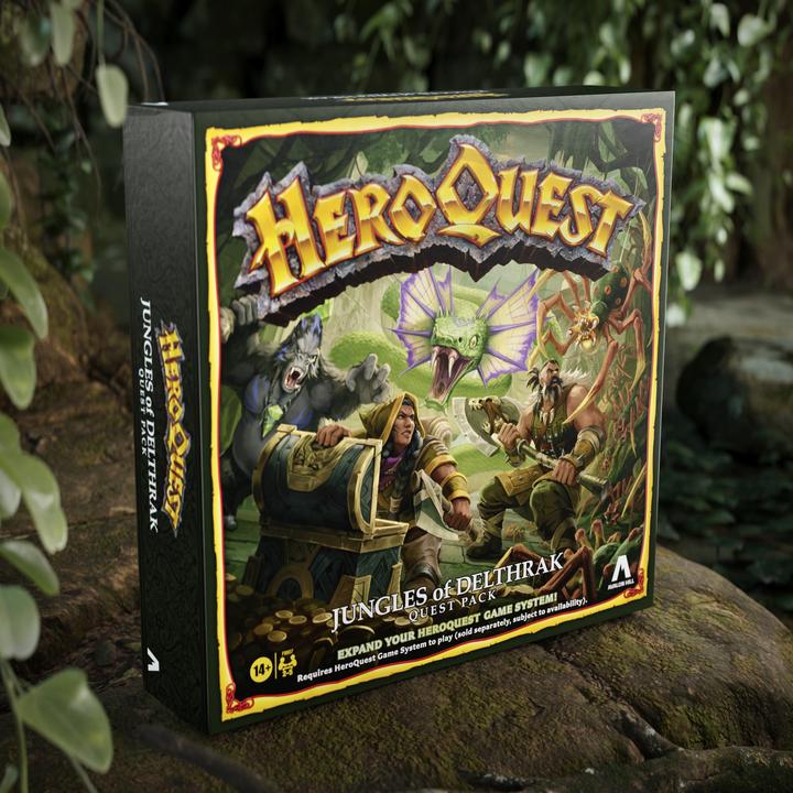 Produktbild Hasbro HeroQuest Brettspiel-Erweiterung Jungles of Delthrak Abenteuerpack *Englische Version* (Englisch)