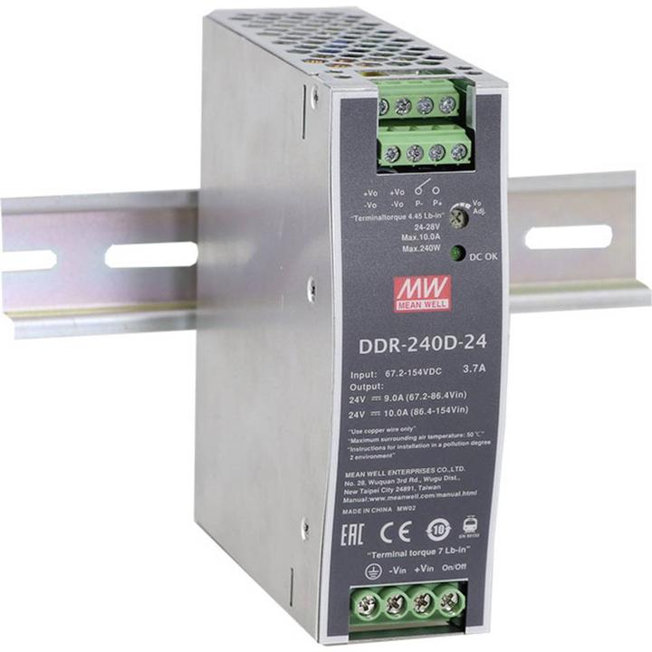 Image du produit MeanWell Convertisseur CC/CC pour rail (DIN)