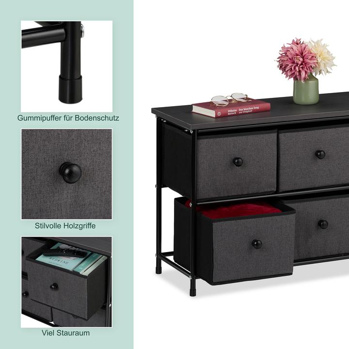 Produktbild Relaxdays Sideboard (87 x 32 x 51 cm)