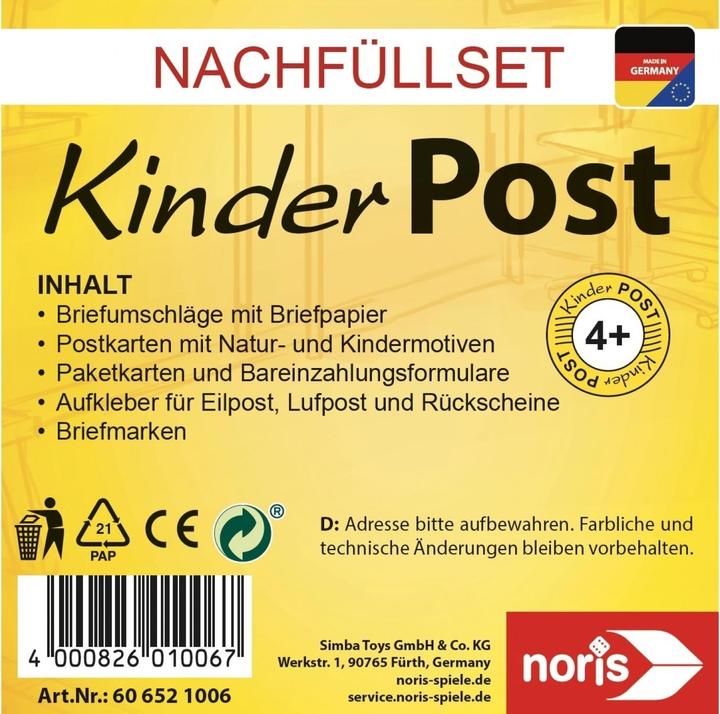 Produktbild Noris Kinderpost (Deutsch)