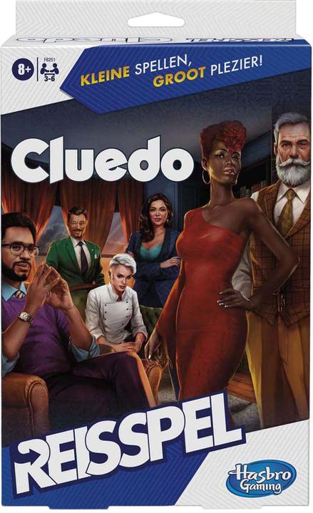 Hasbro F8251Ns0 Nl Cluedo reisspel- grijp en ga (Duits, Nederlands, 3 - 6 Spelers)