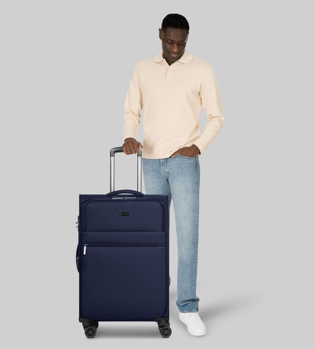 Produktbild Bugatti Valencia Soft 4 Rollen Trolley M 64.5 cm mit Dehnfalte (57 l)