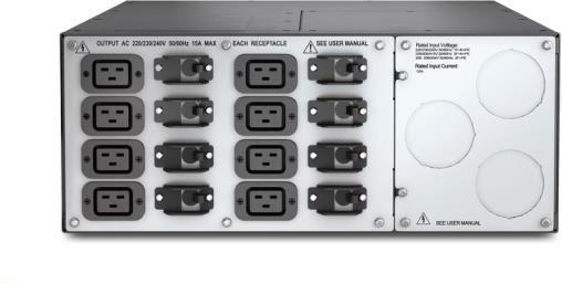 Produktbild APC Service Bypass Panel 230V 125A HW input IEC-320 output (8) C19
