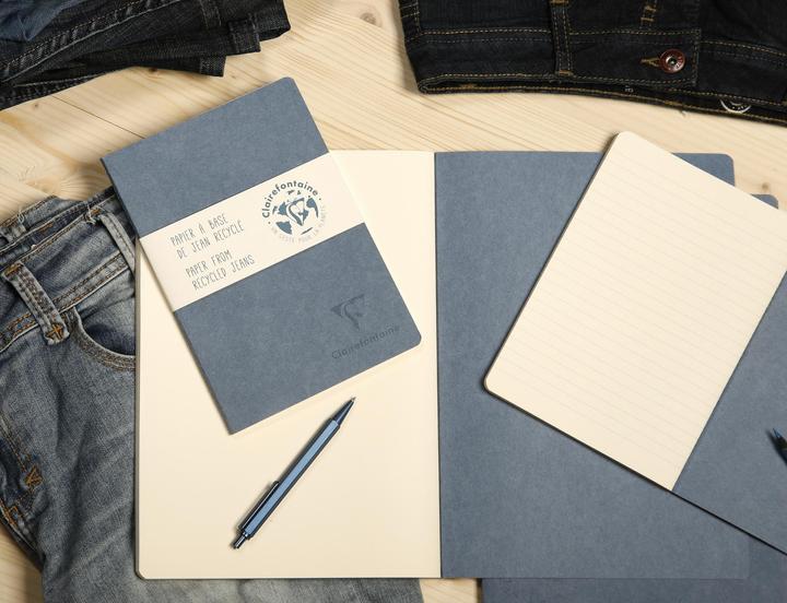 Produktbild Clairefontaine Notizheft Jeans (A6, Liniert)