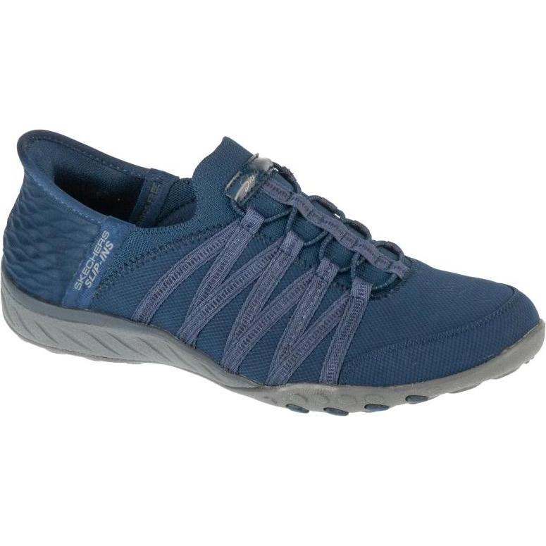Skechers, Donne, Sneaker, RESPIRA-FACILE-CORRI-CON-ME, Blu, (37.5)