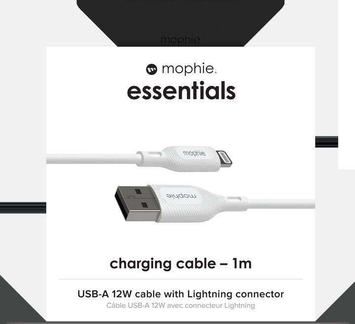 Actual product image mophie charging cables | 1M (1 m, USB 2.0, 12 W)