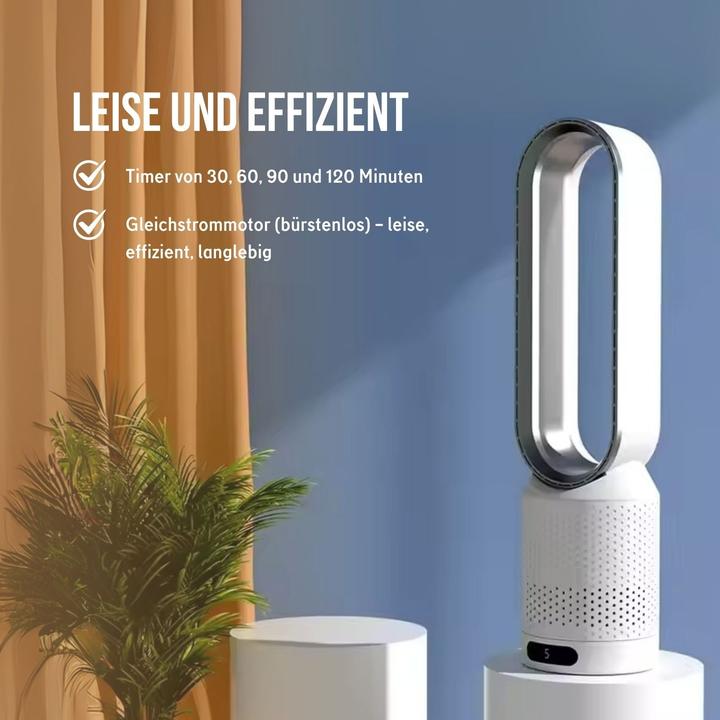 Produktbild Hermex Rotierender Turmventilator Tischventilator Standventilator Ventilator (55 dB)