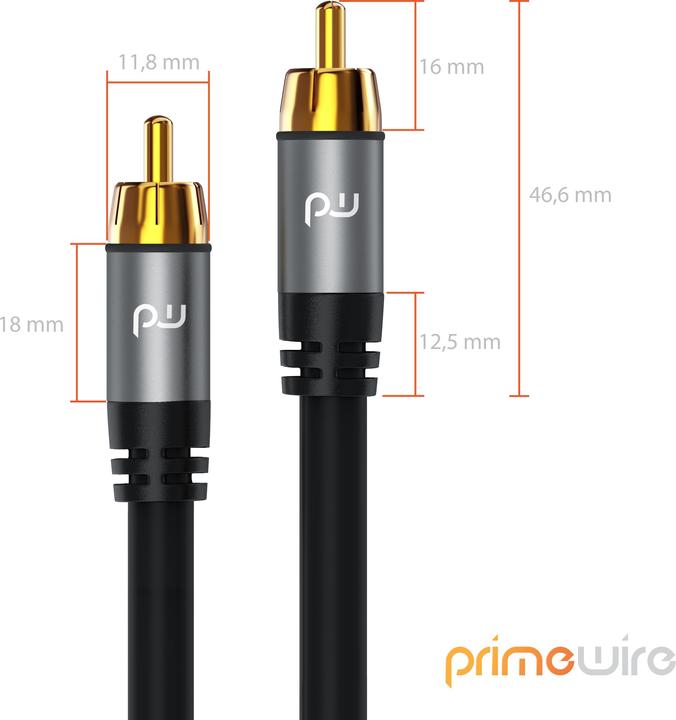 Image du produit Primewire Cinch – Cinch (7.50 m, Câbles Cinch)