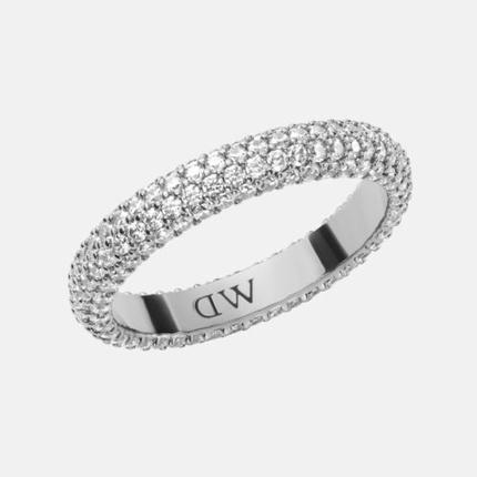 Actual product image Daniel Wellington Sparkling Steel Ring with Pavé Crystals DW0040065 - Circuit: 54 mm (54)