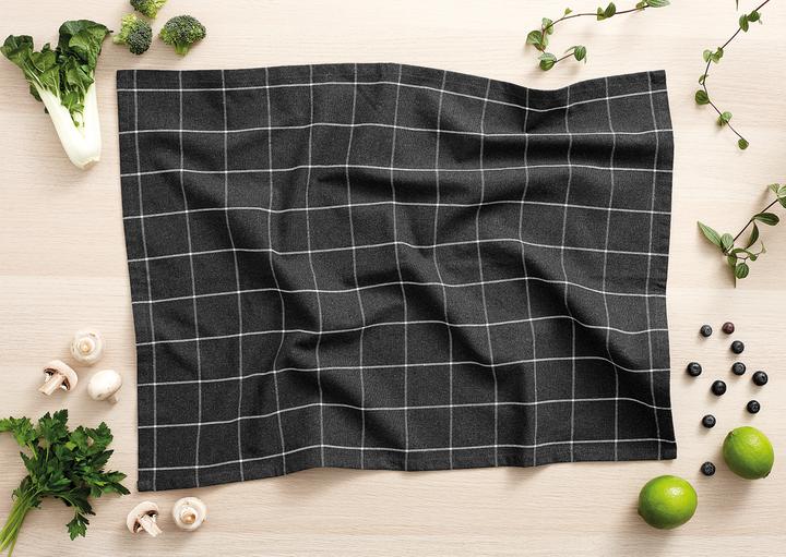 Produktbild Ladelle 2er-Set recycelte Küchentücher Eco Check (45 x 70 cm)