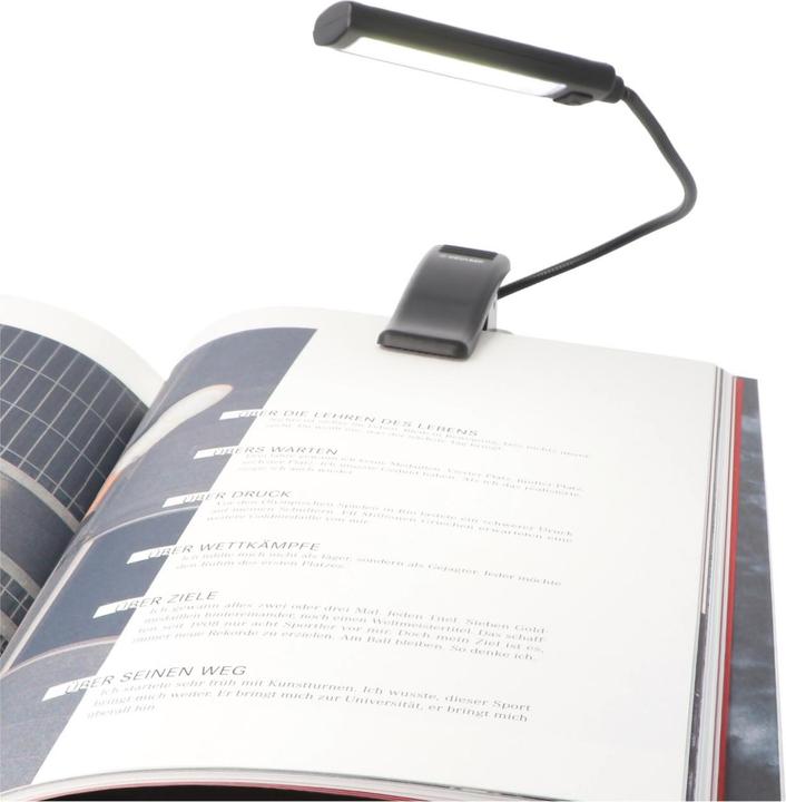 Actual product image Velamp LED-Leseleuchte wiederaufladbar 3 Leuchtstufen (150 lm)