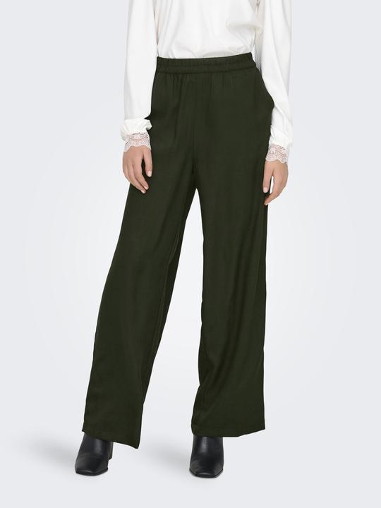 Actual product image Only ONLLULU Normal geschnitten Hose mit weitem Beinschnitt Hose mit weitem Beinschnitt (S)