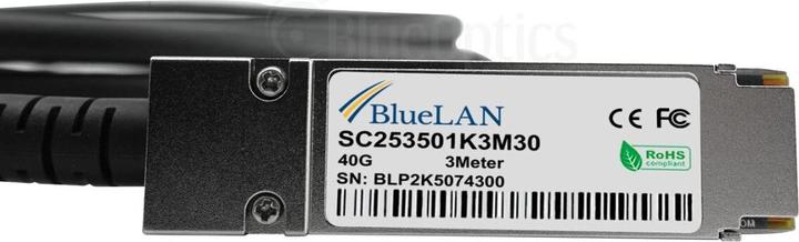 Image du produit BlueLAN Siemon SFPPQSFP30-01 DAC QSFP compatible SC253501K1M30