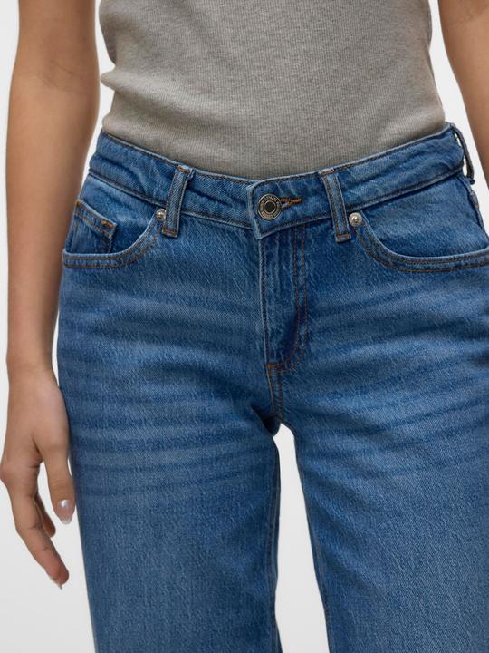 Produktbild Vero Moda VMVANESSA Niedrige Taille Weiter Beinschnitt Jeans Hose mit weitem Beinschnitt (26)