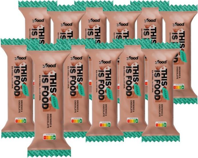 Produktbild YFood Veganer Protein Riegel (12 Stk., 60 g)