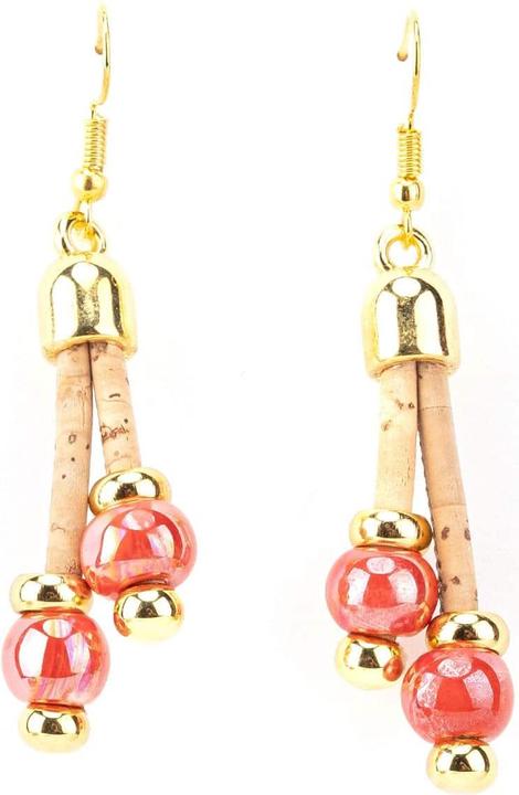 Image du produit Artelusa Ohrringe «Vermelho» aus Kork (Liège, Céramique)