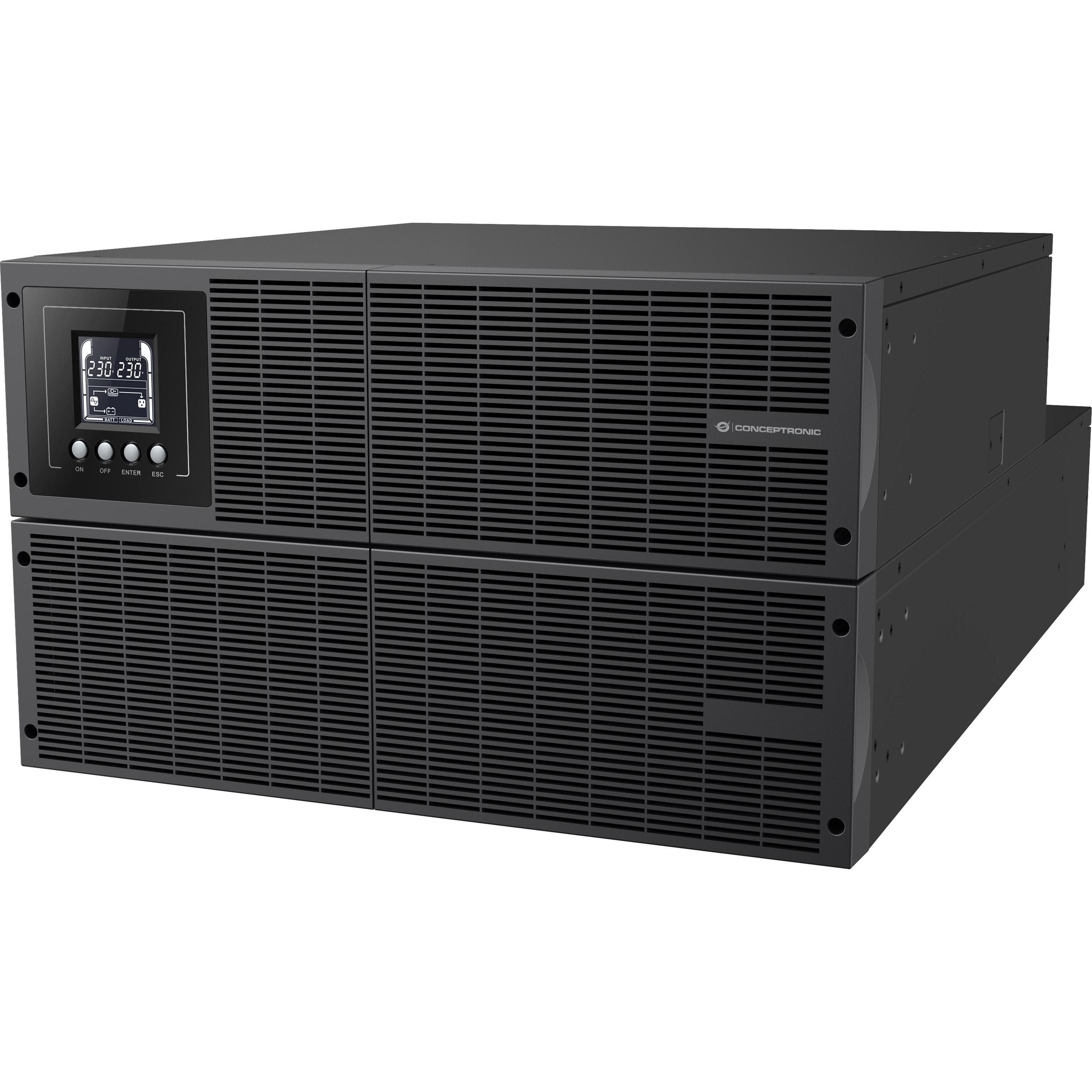 Thumbnail - Conceptronic ZEUS USV 6000VA 6000W Online UPS,IEC EPO Port (6000 VA, 6000 W, Online-Doppelwandler USV), USV