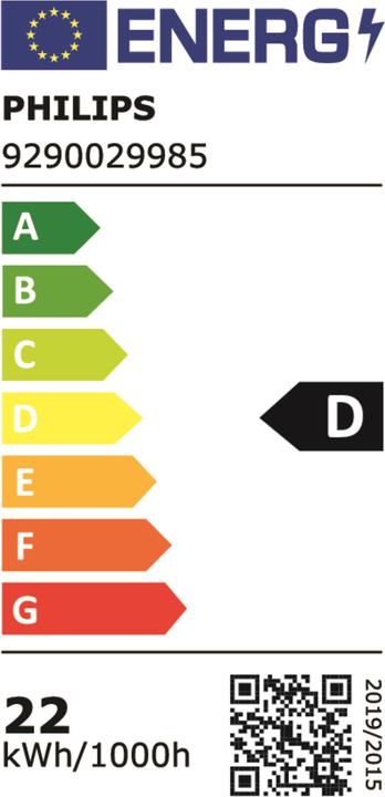 Energie-Label Philips LED-Tube (G13, 3400 lm, 10x)