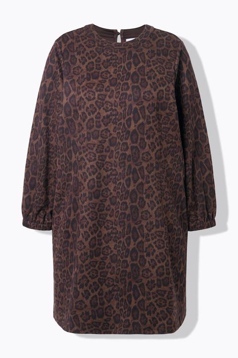 Produktbild Studio Untold Kleid, oversized, Suede mit Leo, Ballonärmel (46, 48)