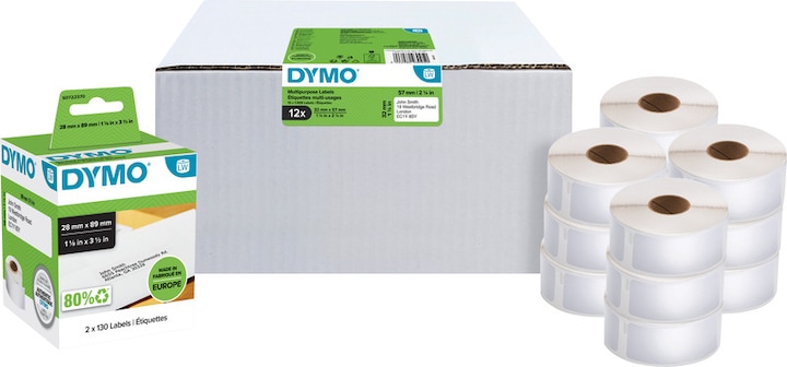 Actual product image Dymo S0722540 Multi-purpose labels, 1 piece