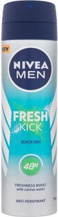 Immagine prodotto NIVEA Uomo Fresh Kick Anti-traspirante - Antitraspirante e spreji (Getto vaporizzato, 150 ml)